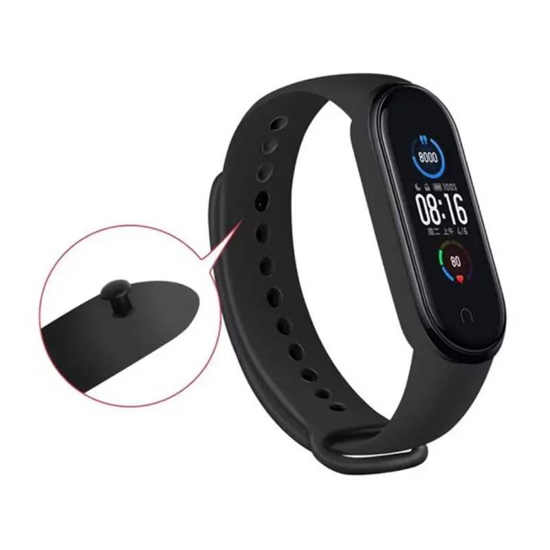 Pulseira para xiaomi band 7 tpu pulseira de pulso multicolorida para mi band 6 pulseira de silicone para xiaomi mi band 5/6/7 alças de substituição
