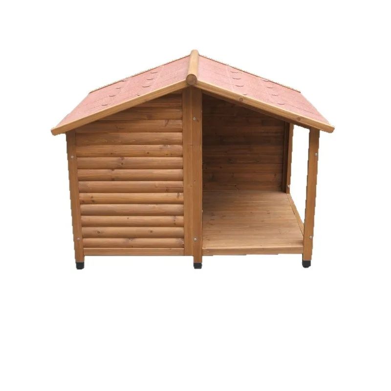 

Dog cage, dog cage outdoor products, pet outdoor wooden dog house