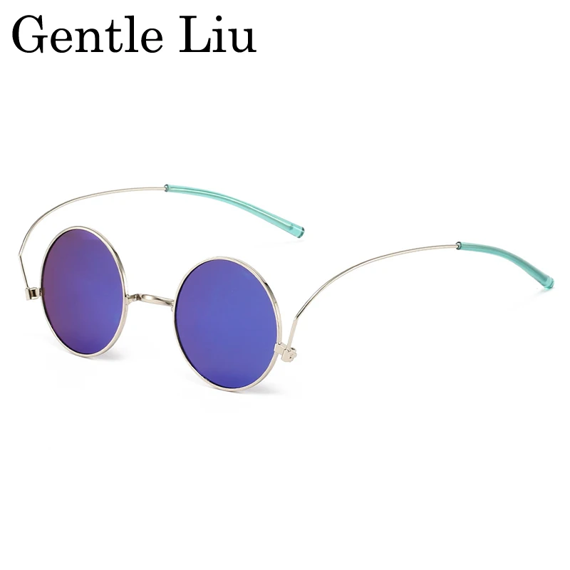 نظارات شمسية كلاسيكية مستديرة Steampunk للرجال 2025 ماركة فاخرة بإطار معدني فاسق نظارات خارجية للرجال موضة UV400 ظلال #6