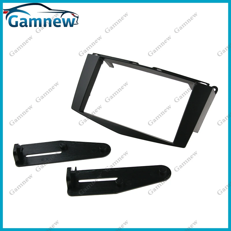 7 Inch Facia Trim Navigation Frame Double DIN Gapless Fit Center Console for Mercedes Benz C CLASS W204 2007-2011