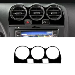 Center Console Air Outlet Vent Panel Decoration Cover Trim Sticker for Atima 2008 2009 Car Interior Accessories Carbon Fiber/ABS