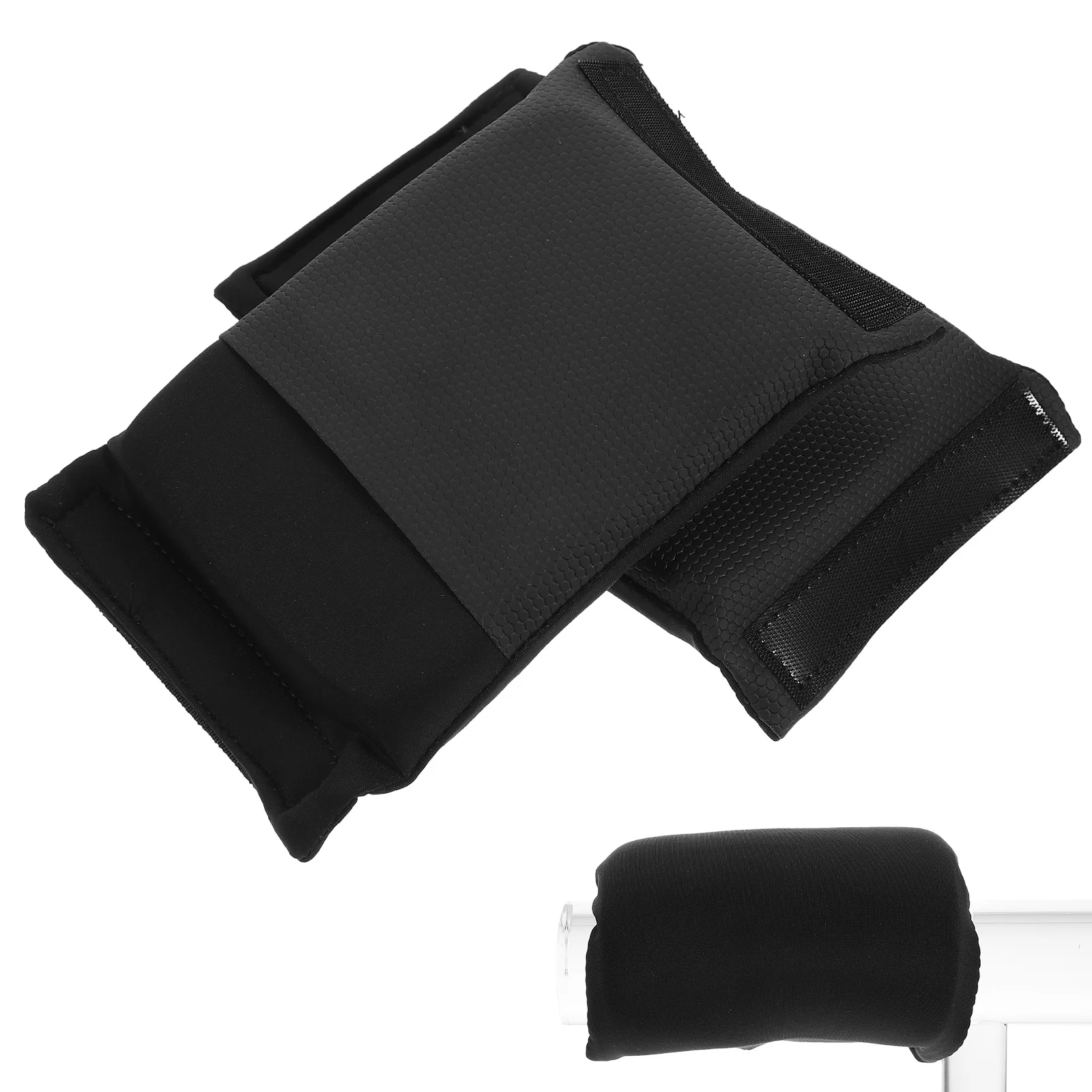 

2Pcs Wheelchair Handle Grips Foldable Thickened Non- Ergonomic Grips for Elderly Wheelchair Accessories Durable