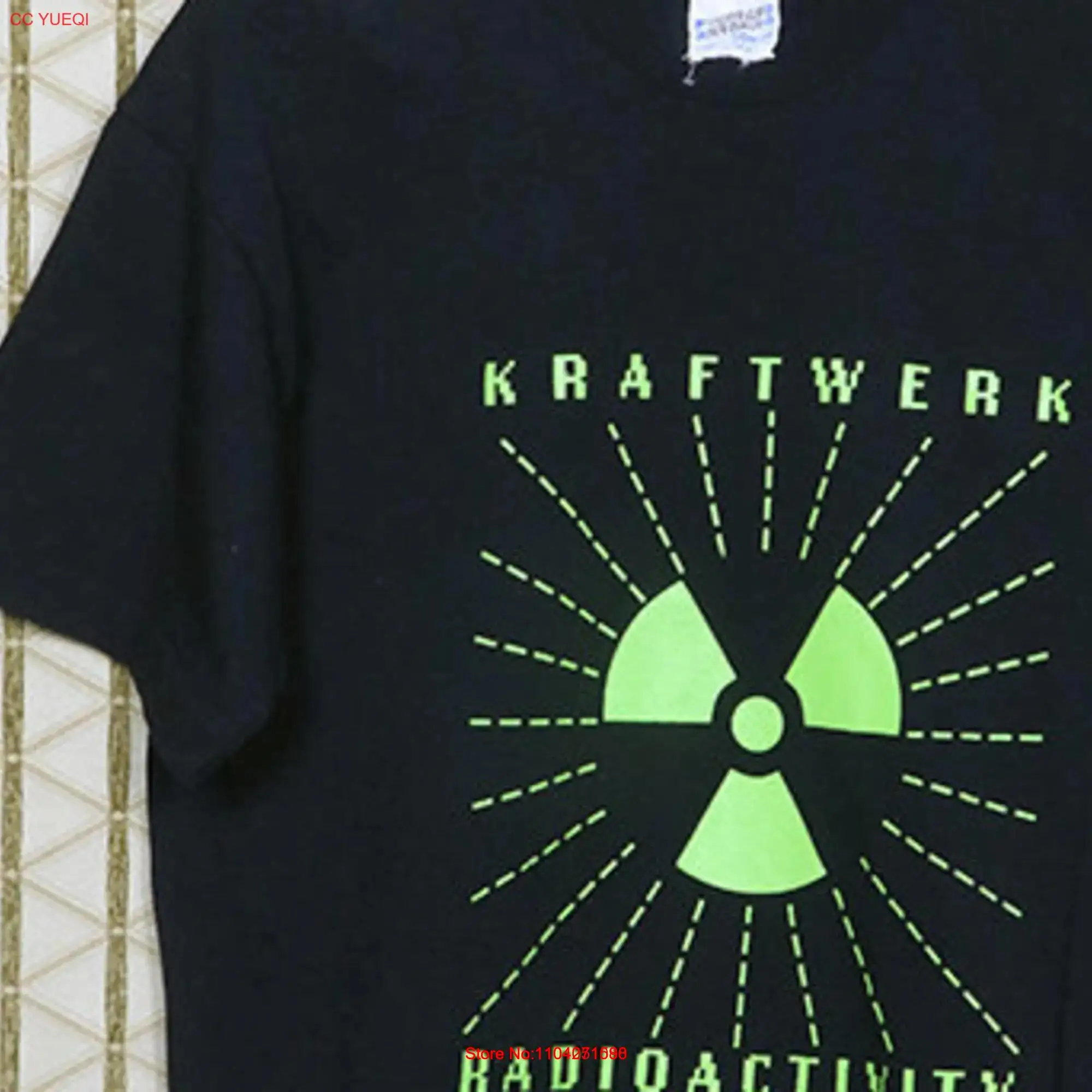 Kraftwerk Screen Stars T shirt vintage rare faded black tee Radioactivity New Wave electronic krautrock electropop Devo