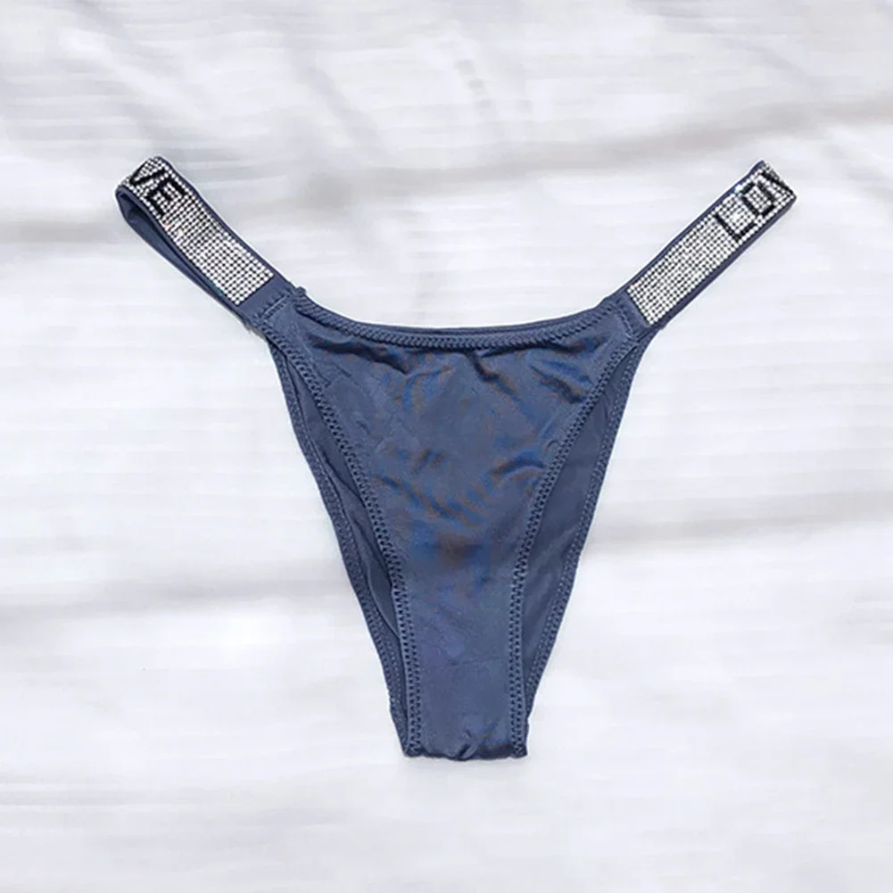 Comfy Fashion Daily Women Thongs Underwear Slips Elastic Soft Female-Sexy Solid Flower G-string T-back Underpants