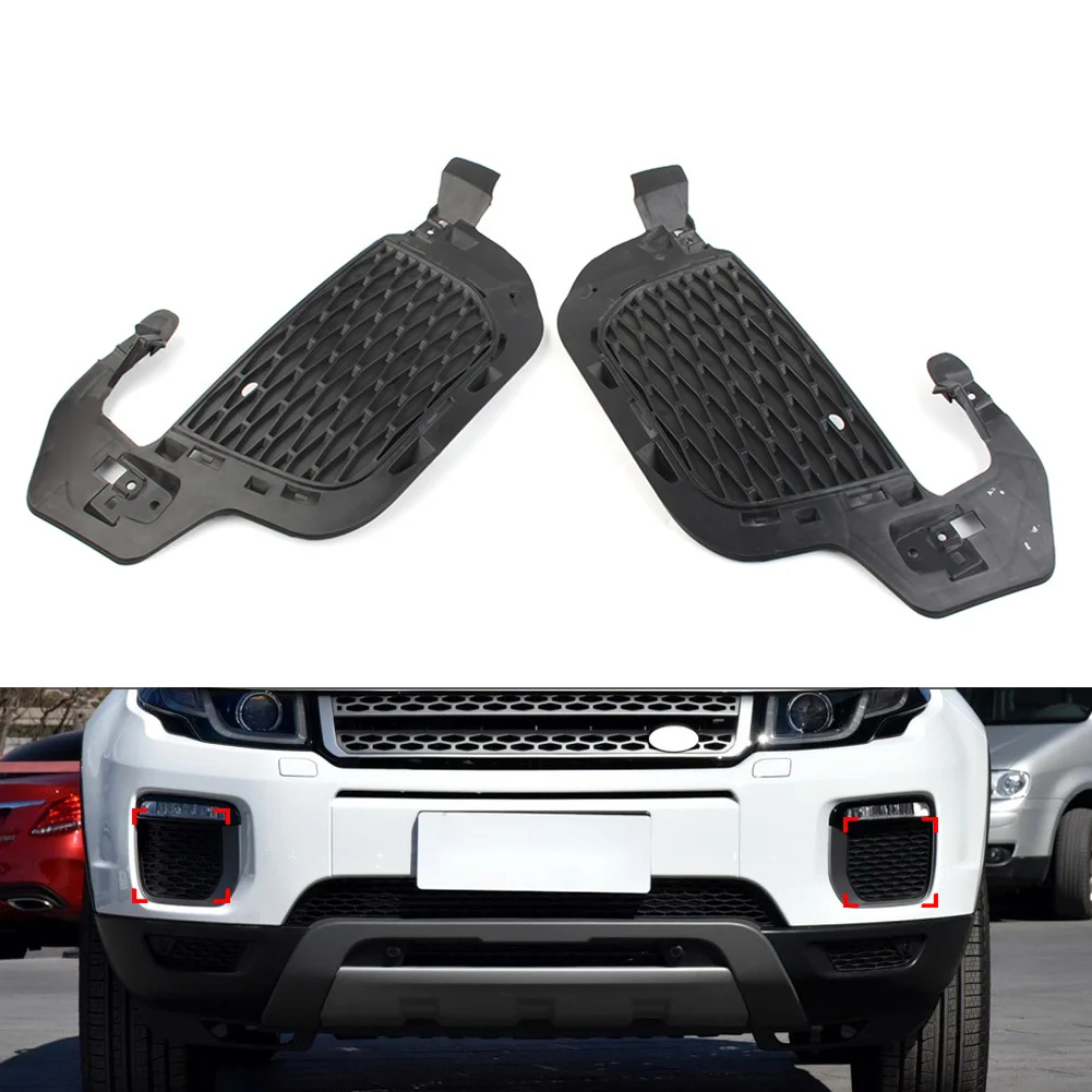 1 Pair Car Front Bumper Fog Light Cover Replacement Accessories For 2016-2018 Land Rover Range Rover Evoque SF651E SF651F