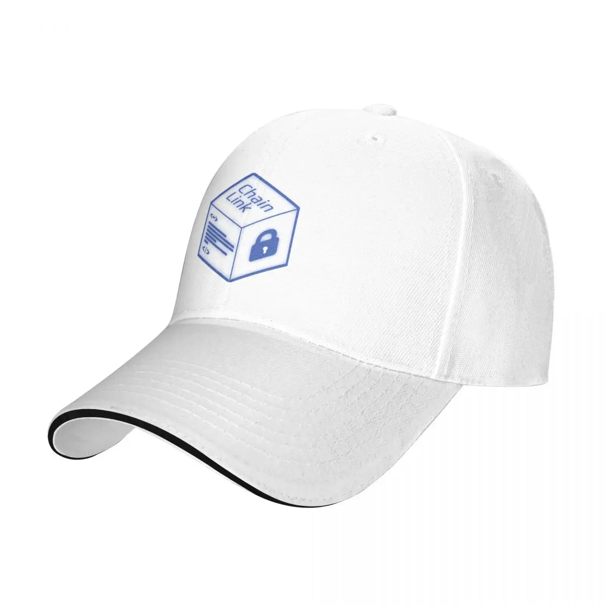 

Chainlink Cube White | LINK Crypto Gift | Cryptocurrency Trader Merch Baseball Cap |-F-| tea Hat Beach Bag Luxury Woman Men's