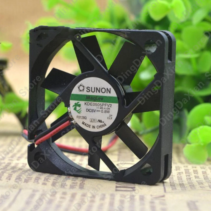 l 1PCS Small Ultra-Thin Mute Cooling Fan For SUNON KDE0505PFV2 | 5V 0.8W 50×50×10mm 5CM