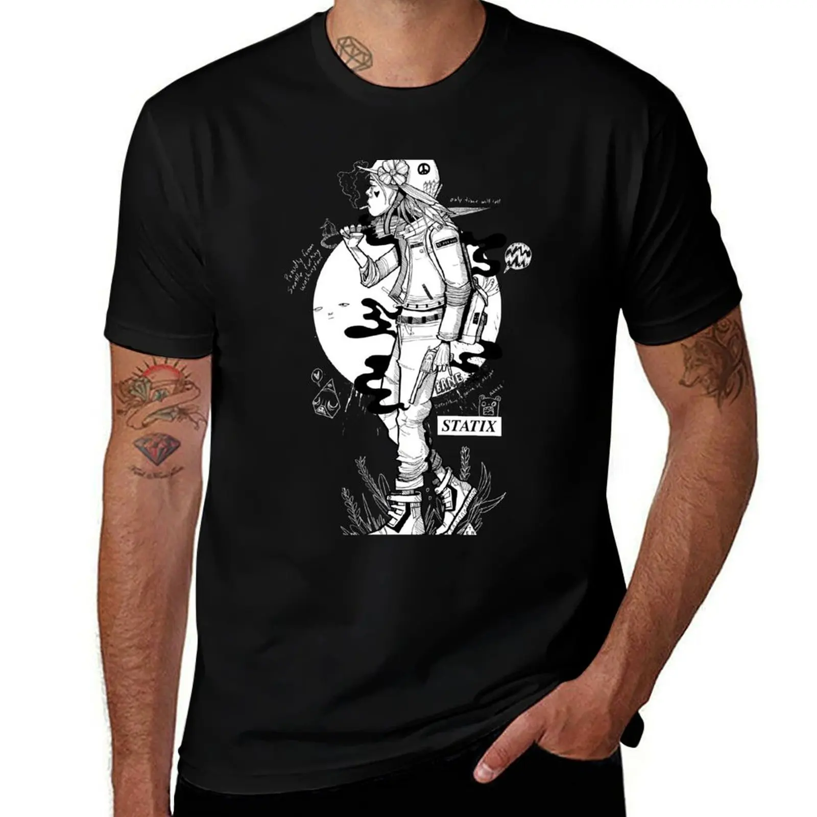 The Smoking Gun T-Shirt Halloween Casual T-Shirt