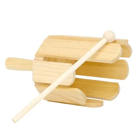 AA90-8-Tone Rhythm Tube Early Education Musical Instrument Interest Training Multi-Tone Wooden Sound Barrel