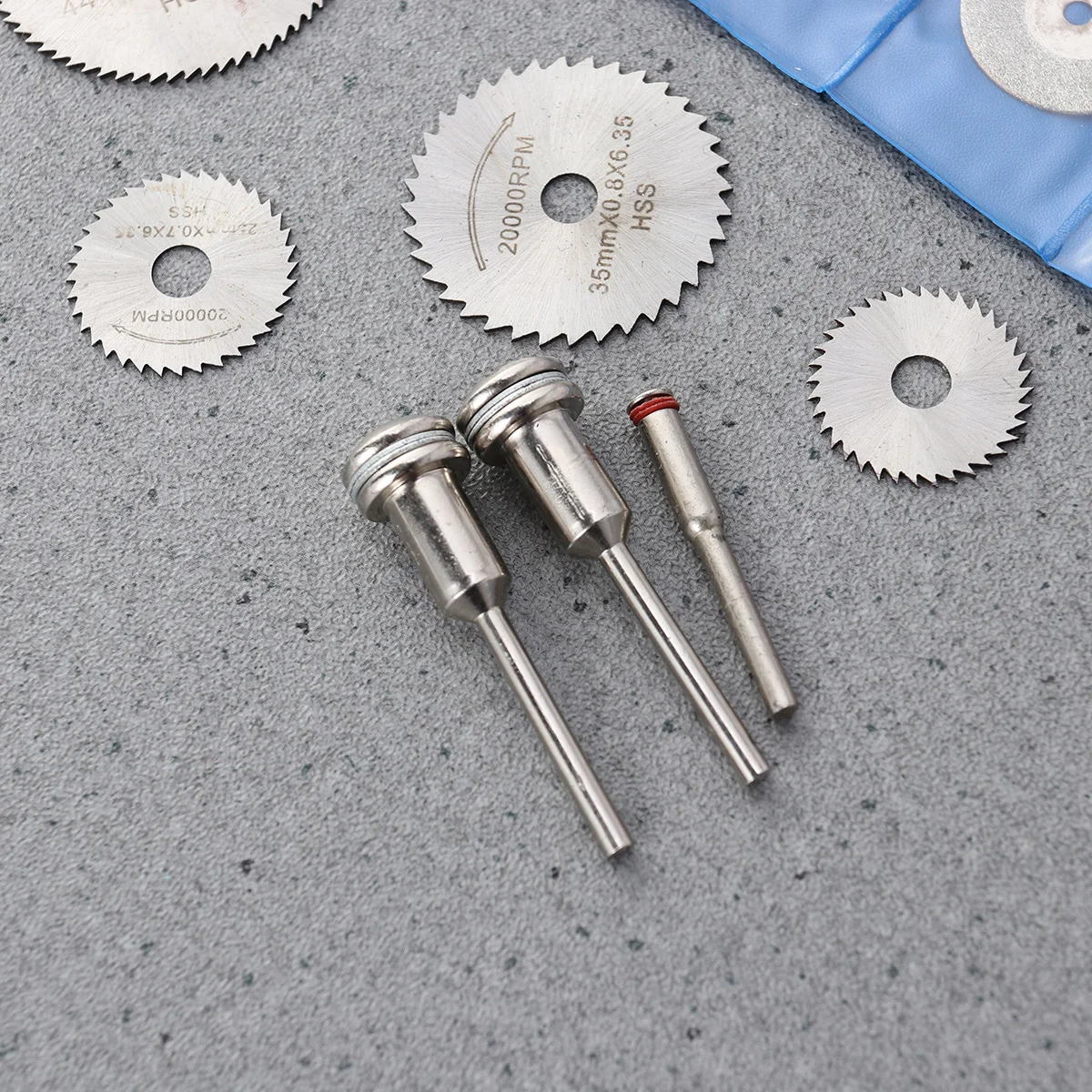 Set di mini lame per sega circolare da 20 pezzi, dischi da taglio in metallo alto per utensile rotante, taglio in legno, alluminio e plastica