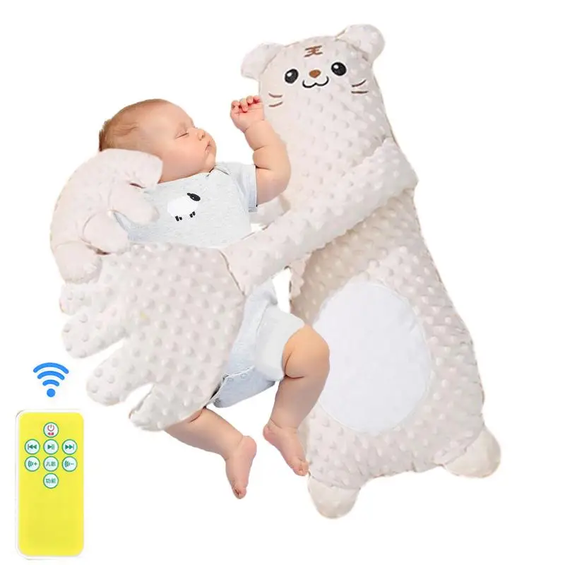 아기 진정 손바닥 손 AntiStartle 어린이를위한 수면 보조 장치 유아용 원격 제어 손 손바닥이있는 질감 진정 손바닥 손