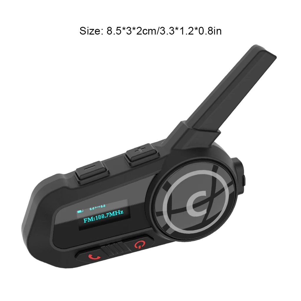 Motorcycle Bluetooth Headset 5.1BT Motorcycle -lmet Headphones Hel-met Headphones Durable Easy view 6