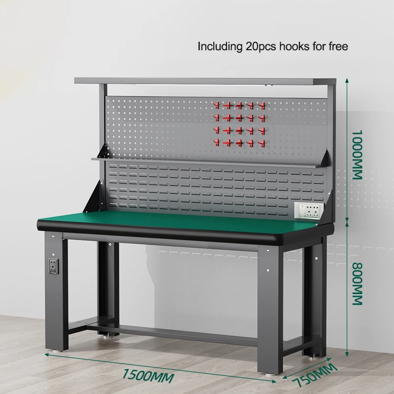 Heavy Duty Workbench For Workshop Anti-static Repair Garage Workshop Established With Drawer 작업대 Table 120/150/180/210cm