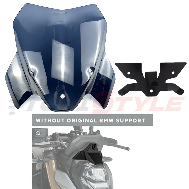 Motorcycle Sport Visor Windscreen Windshield For BMW S 1000 S1000 R 1000R 2021 2022 2023 Touring Wind Shield Screen Cowls S1000R