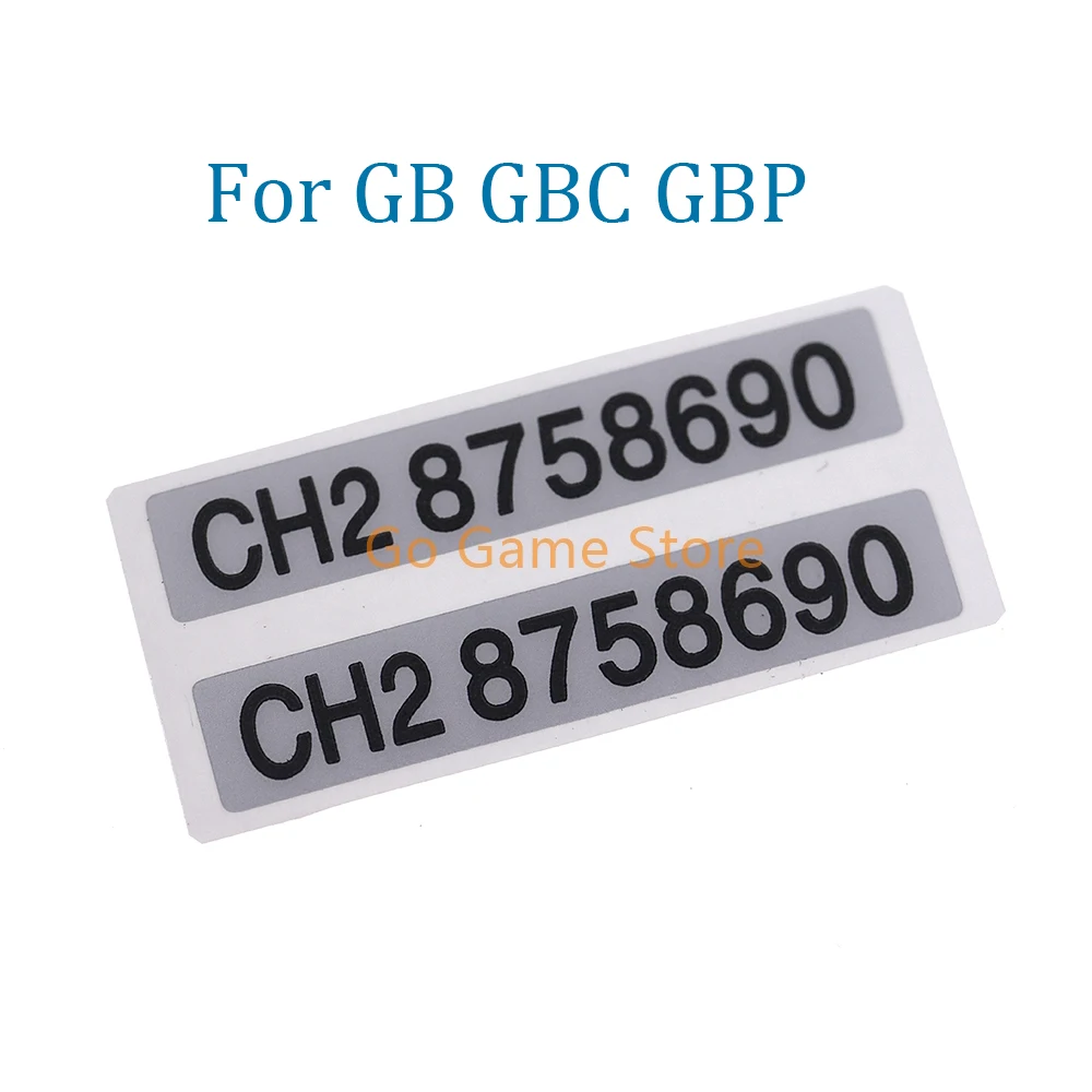 300 шт. для Gameboy GB GBC GBP, корпус игровой консоли, наклейка с последовательным номером, задняя этикетка, запасная часть