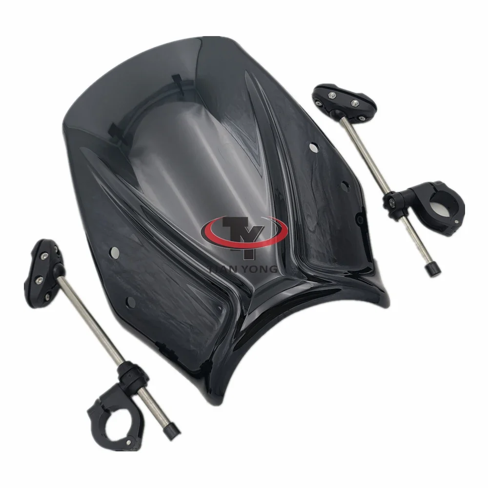 

Windscreen Black Clear Motorcycle For SCR950 SCR 950 Windshield High Quality Wind Deflectore With support frame