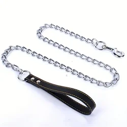 1pc-Silver stylish dog leash ensures pet safety on the road: 1 car pet safety belt