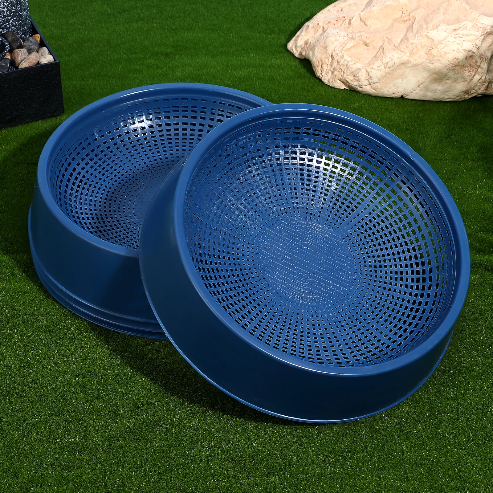 

4 Pcs Breathable Plastic Pigeon Nests Round Bottom Design Quail Breeding Egg Laying Bowls Small Birds Cage Accessories For Pets