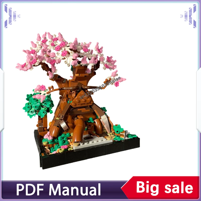 

Набор строительных блоков Great Deku Tree MOC, гигантское дерево из мифического леса для самостоятельной сборки с домиком на дереве, для коллекции и декора