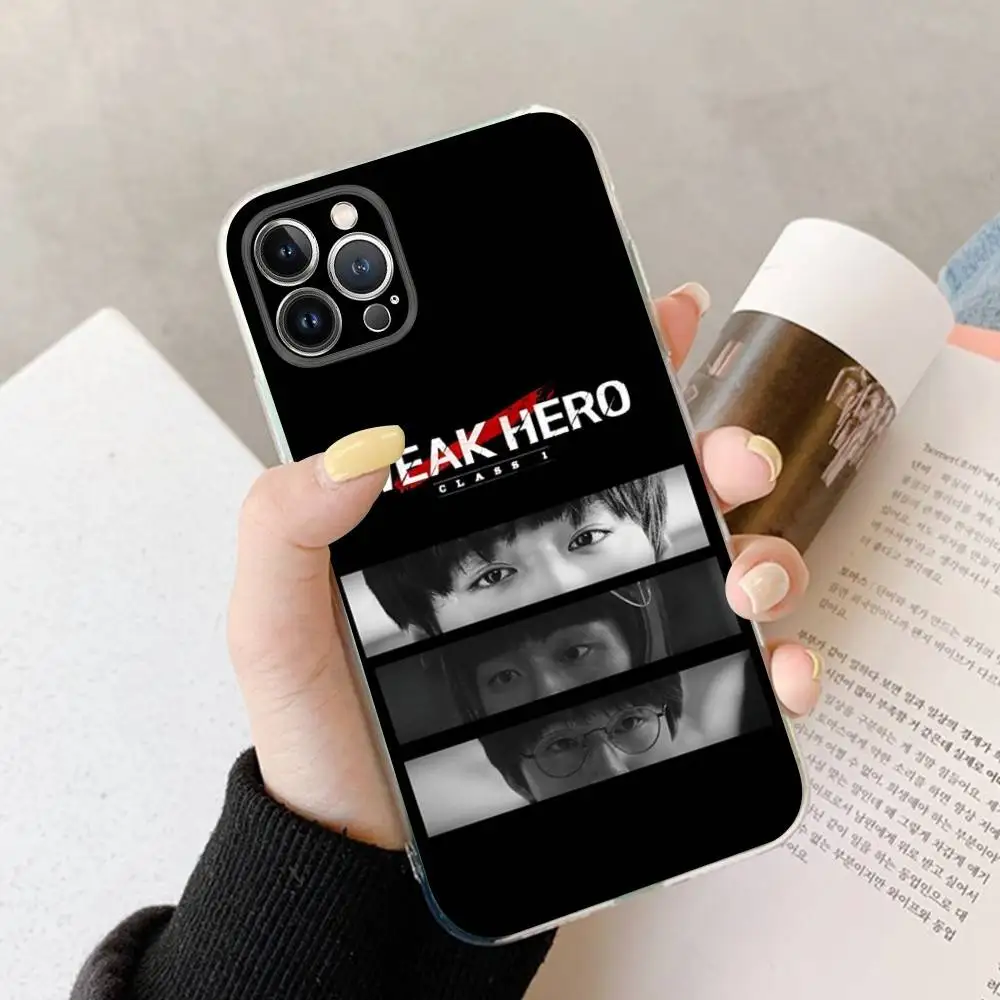 W-Weak H-Hero Class 1 Fit For iPhone 16 15 Promax Phone Case iPhone 14 11 12 High end 13 Pro Silicone