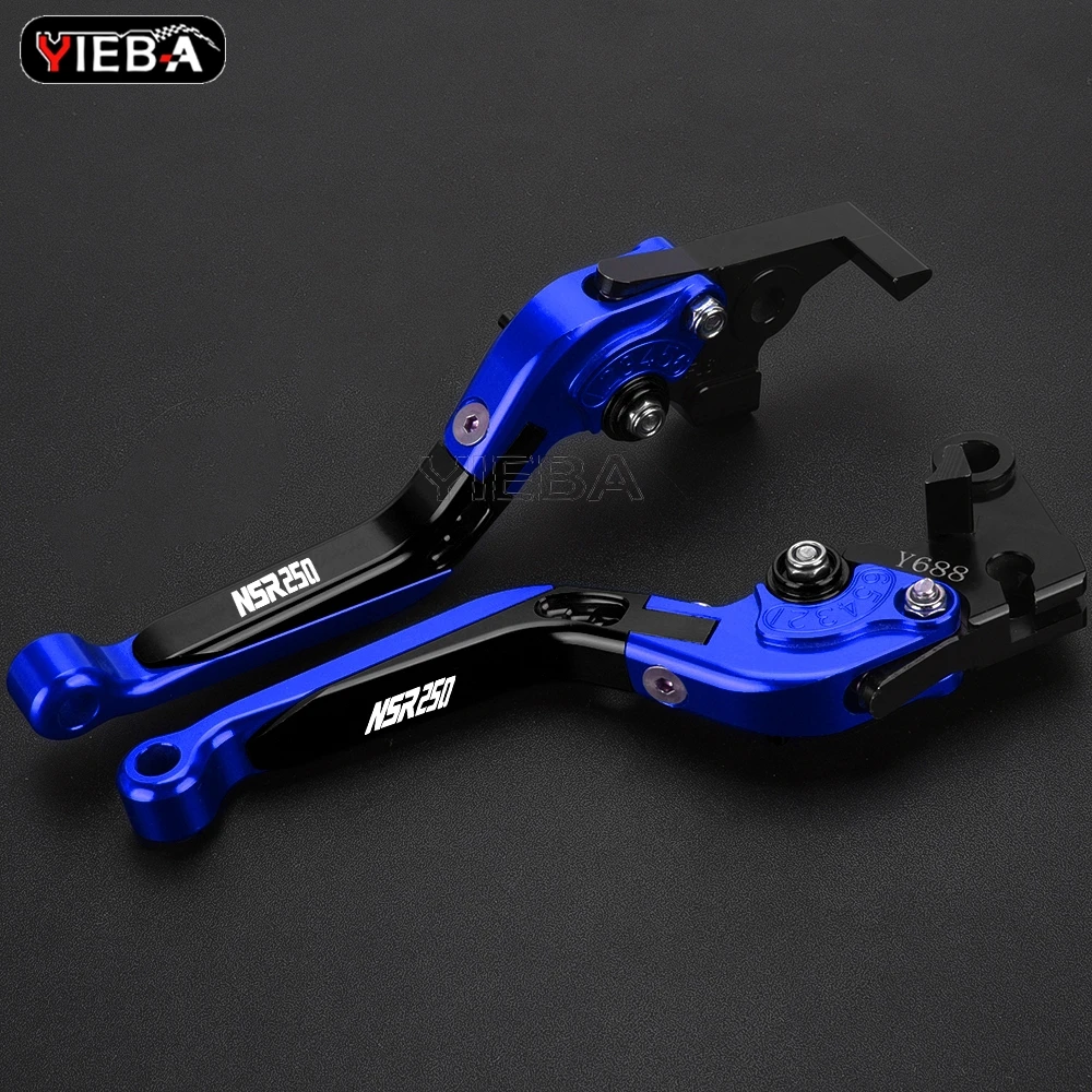 Motorcycle Accessories For Honda NSR250 NSR 250 1988-1994 1993 1982 1983 1982 Adjustable Folding Brake Clutch Lever Handlebar 2