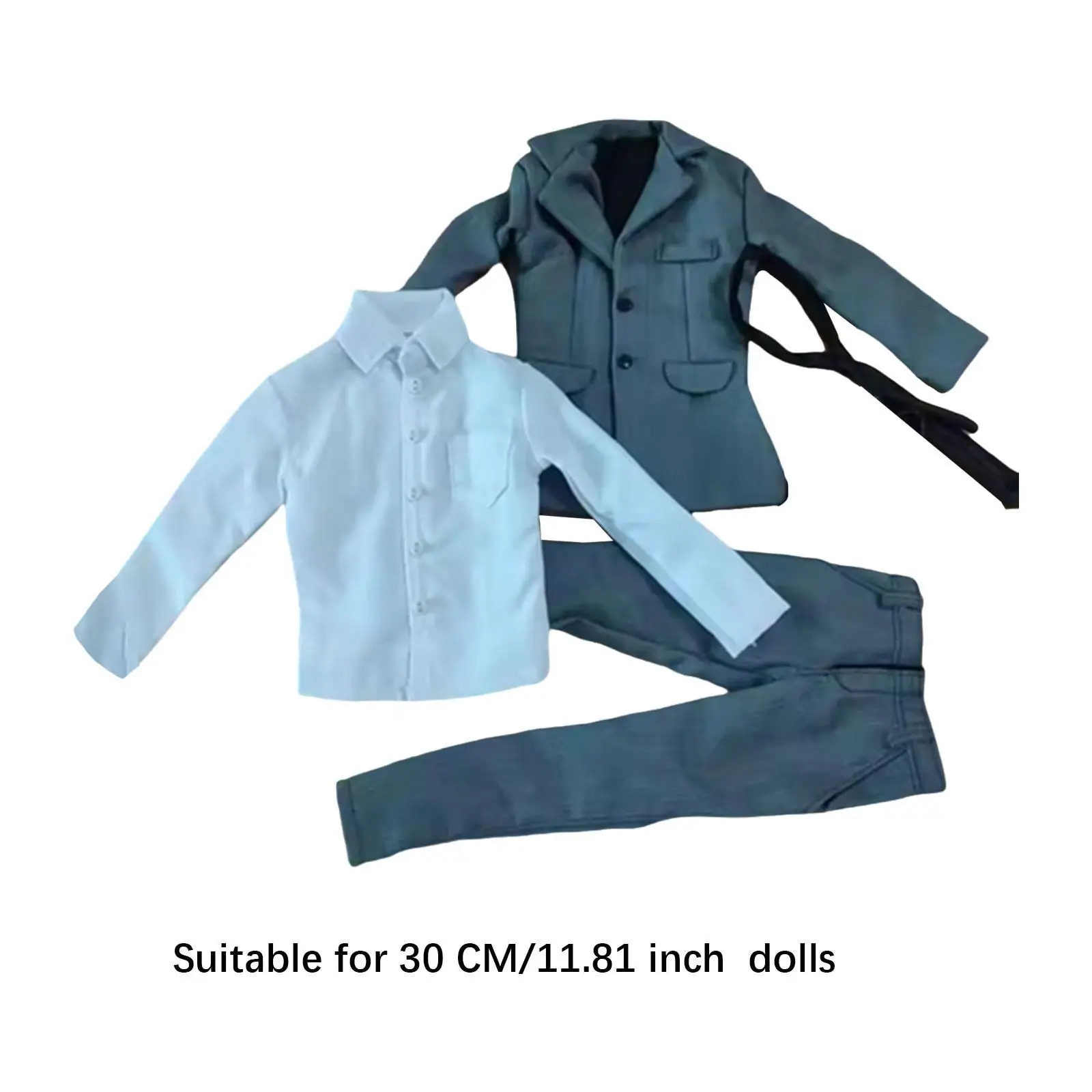 1/6 Male Figure Clothes, Male Figure Outfit, Coat Shirt Pants Costume ,