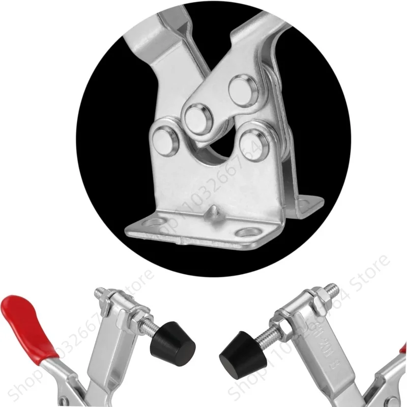 2Pcs Quick Release Horizontal Clamps Locking Lever Fastener Hand Tools Woodworking Clips GH-201/201A/201B/201C/225D