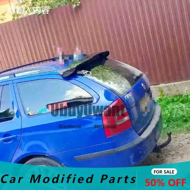 Rear Roof Lip Spoiler For Skoda Octavia RS Mk2 Combi 2005-2007 ABS Car Tail Wing For Facelift Combi 2008-2013 Universal Spoiler