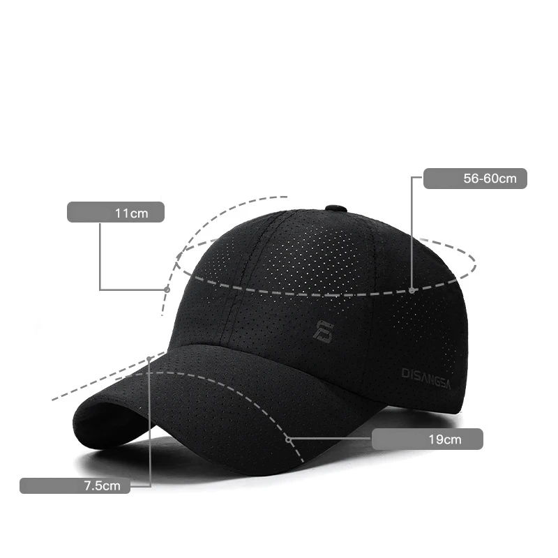 Original Design Running Cap Thin Quick Drying Breathable Duck Tongue Outdoor Men's Sun Summer Fishing Avisor Baseball Cap