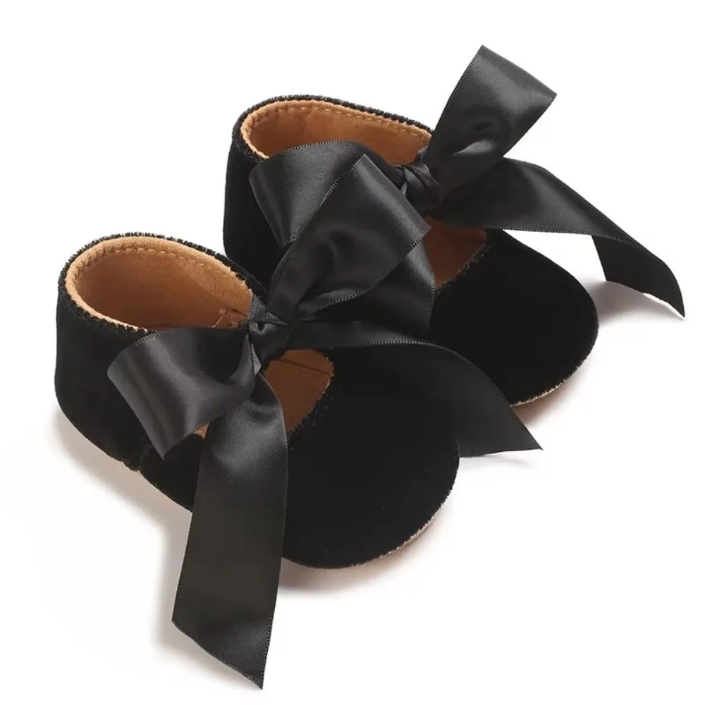 

Bowknot Ballet Baby Walker Shoes Flat Shoes Non-Slip Baby Socks Shoes Wear-resistant Lightweight Infant Shoes Spring And Autumn