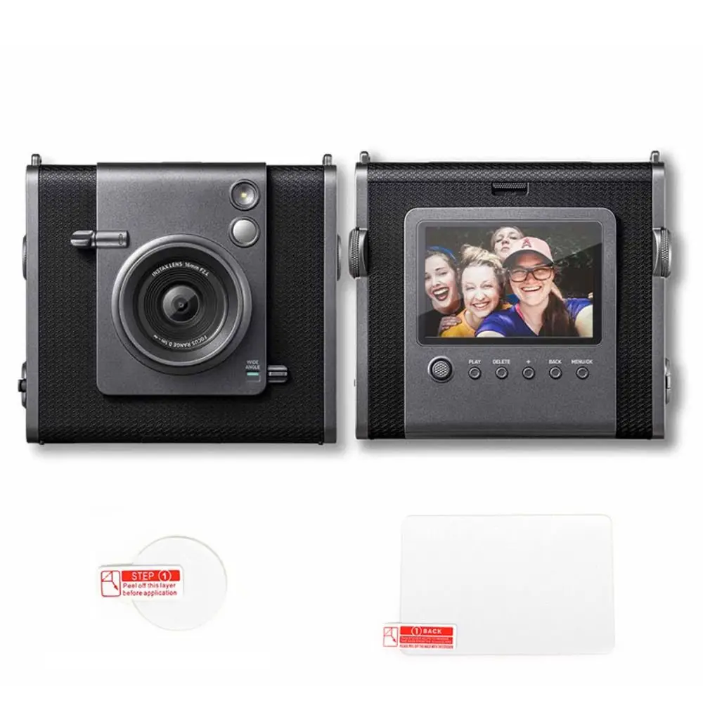 Anti-kras Instant Camera Screen Protector Anti-vingerafdruk 9H hardheid Lensbeschermfolie voor Fujifilm Instax WIDE EVO