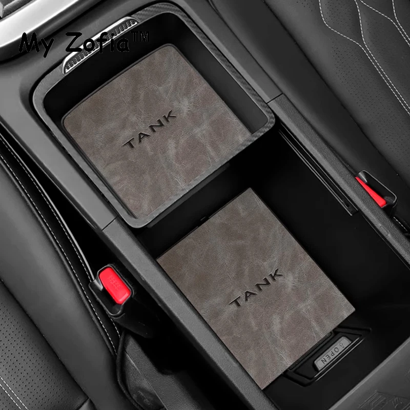 For GWM Great Wall Tank 300 2023 2024 2025 Car Door Slot Pad Water Coaster Storage Box Non-slip Mat Interior Decoration Protect