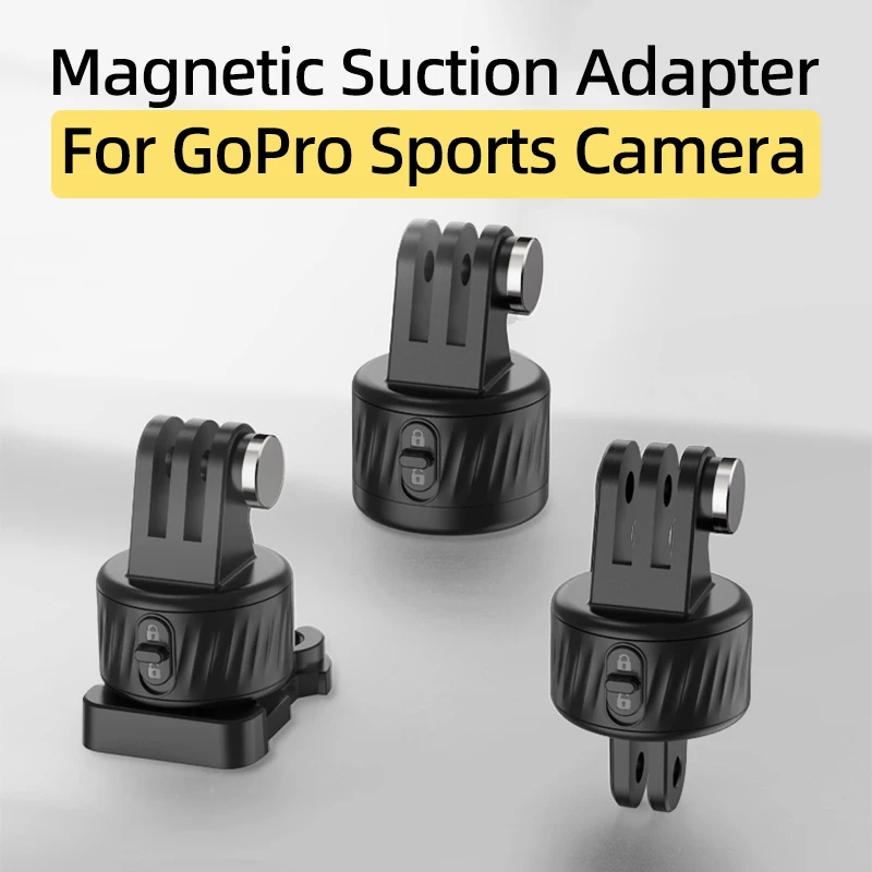 Do szybkiego wstawiania kamera sportowa GoPro magnetyczna podstawa ssąca 1/4 Adapter podpora stała uchwyt przedłużający akcesoria