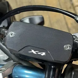 Motorcycle Accessories Front Brake Fluid Reservoir Tank Cap Cover FOR HONDA X4 1998 1999 2000 2001 2002 2003 2004 2005 2006
