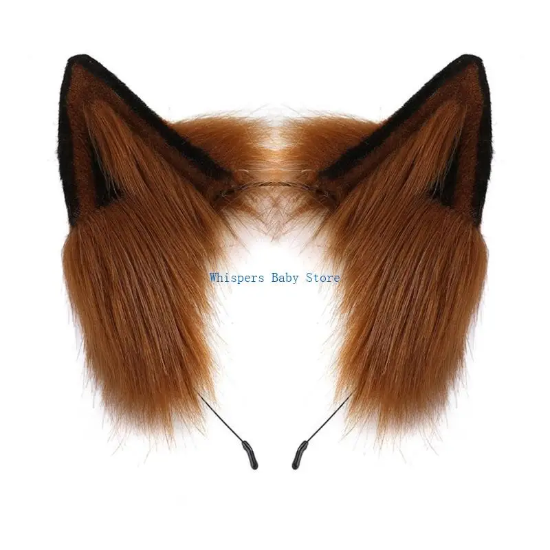 

U90E Ears Hair Band Cosplay Ears Hair Accessories Ear Headband Hair Accessories for Women Girls Daily Decoration