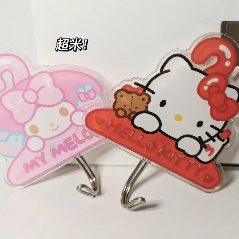 سانريو جديد الكرتون ربط كورومي سينامورول مرحبا كيتي بلدي ميلودي لطيف الاكريليك طالب عنبر تخزين المنزل لا أثر هوك أب