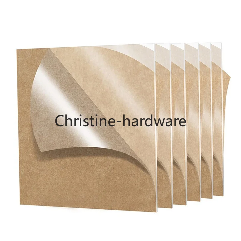 5-Pack of 1/8-inch Thick Transparent Acrylic Panels with Protective Film for Photo Frames, DIY Handicrafts and Display Projects