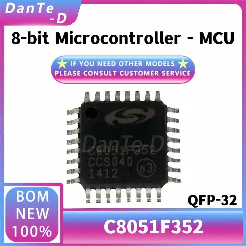 C8051F352-GQ package QFP-32 8-bit microcontroller MCU single chip IC original authentic