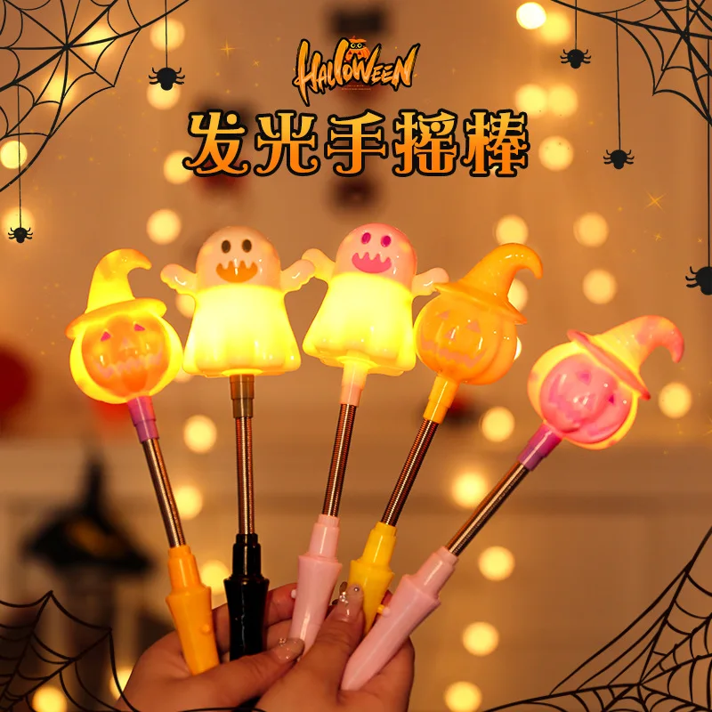 Luz de atmósfera de decoración de linterna de calabaza de Halloween