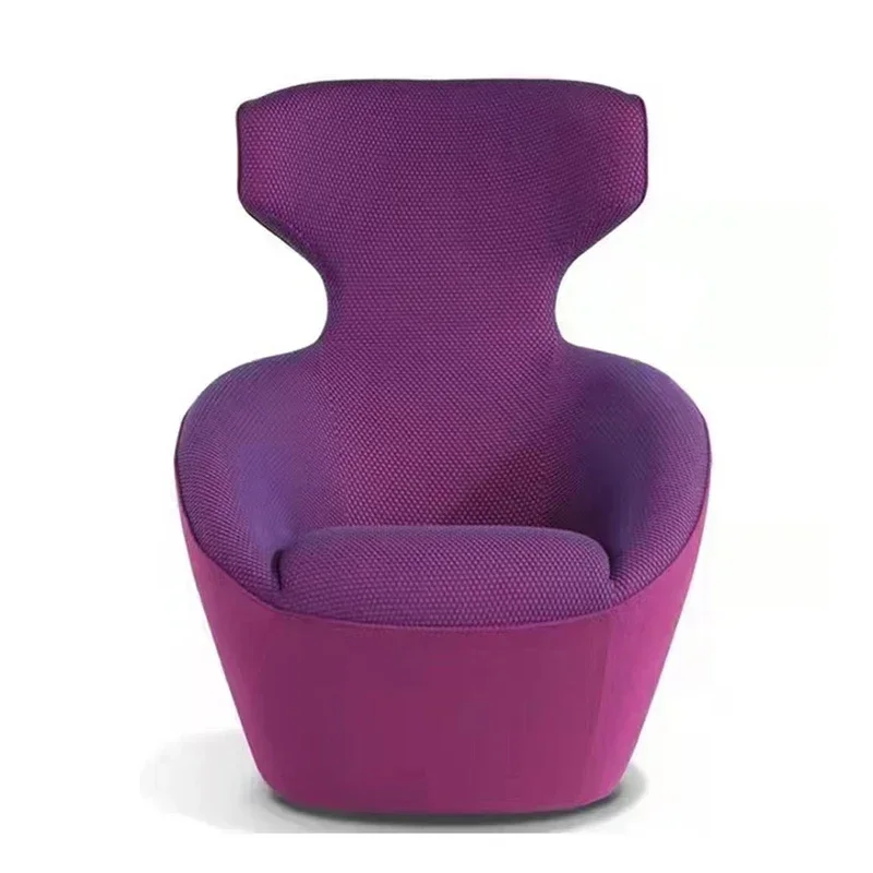 ضوء فاخر الفن الإبداعي شكل غريب مصمم نموذج FRP عالية مسند الظهر مسند الذراع كرسي الترفيه واحد #1