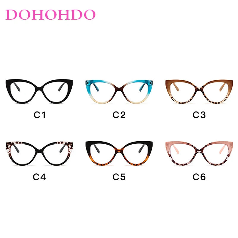 

Fashion Luxury Brand Designer TR90 Cat Eye Anti Blue Light Glasses Women Men Computer Reading Eye Protection Optical Eyeglasses