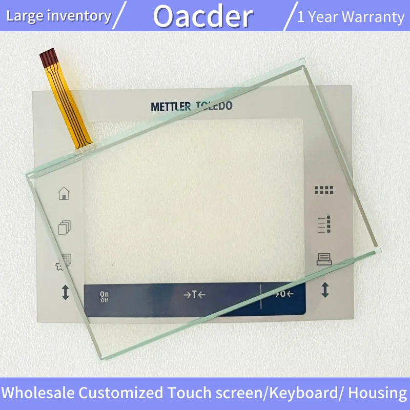 

Touch Screen Panel Glass Digitizer for TR4-077F-01-UN P/N:80F3-4110-77013 S/N:1103008468 Membrane Overlay Protective Film