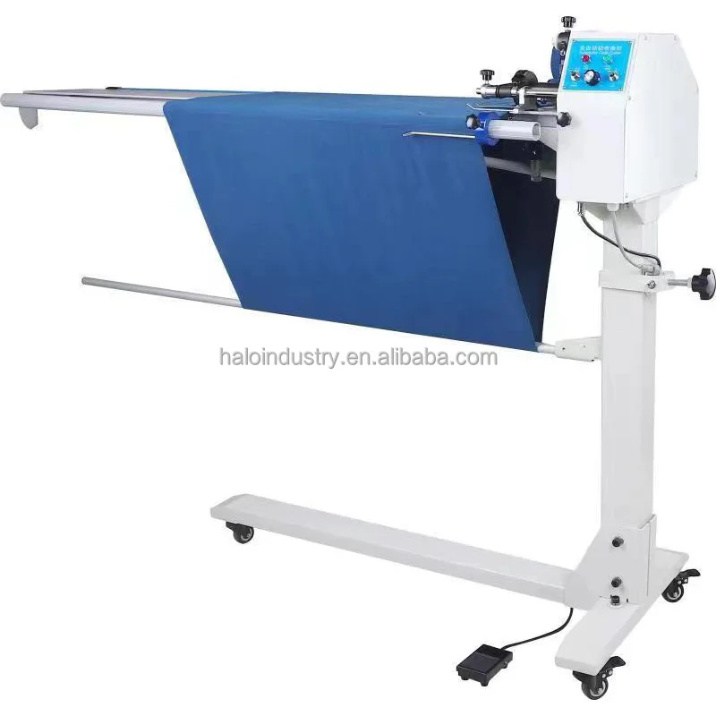 Automatische gebreide jersey geweven stof strip snijmachine snijmachine voor stoffen tape stof textiel