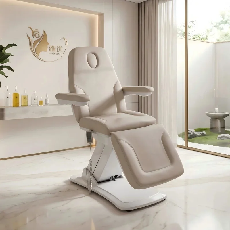 Electric Beauty Spa Bed for Massage Facial Lash Work Salon Furniture