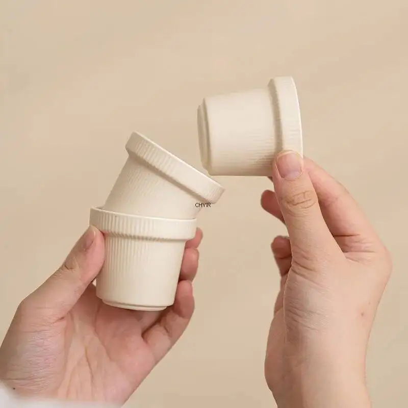 كريم نمط فنجان شاي كوب ماء سيراميك فنجان شاي كوب رئيسي مكتب كوب خاص كوب شاي صغير #1