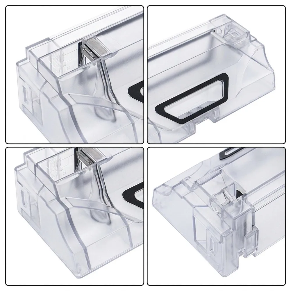 As Shown Z10Pro for robot Vacuum Bin Replacement Dust Cup Transparent Dirt Storage Smooth Interior Walls Extended Inlet Design