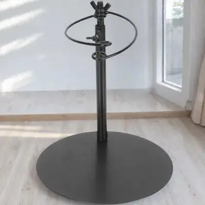 

Bouquet Stand Stabilizer for Flower Arrangement Artifact Shelf Black Iron Bride Adjustable Height Desktop Holder Fixator