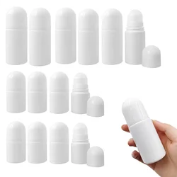 50pcs 30/50/60/ml Empty Plastic Roller Ball Essential Oil Bottles Containers Travel Refillable Bottles DIY Deodorant Accessories