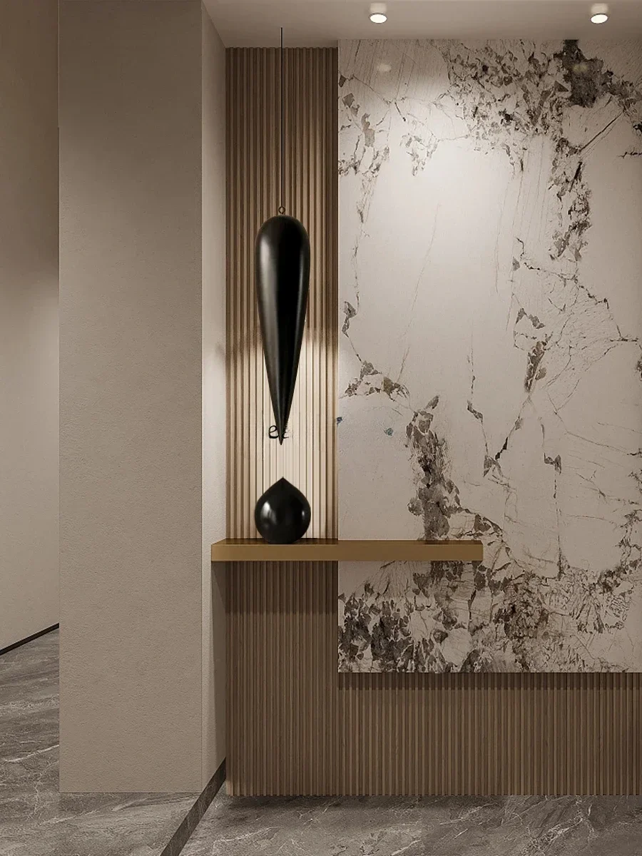 

Abstract Wood Carving Art Ornaments Hallway Decorations Sales Office Hanging Ornaments Marble Foundation Ornaments