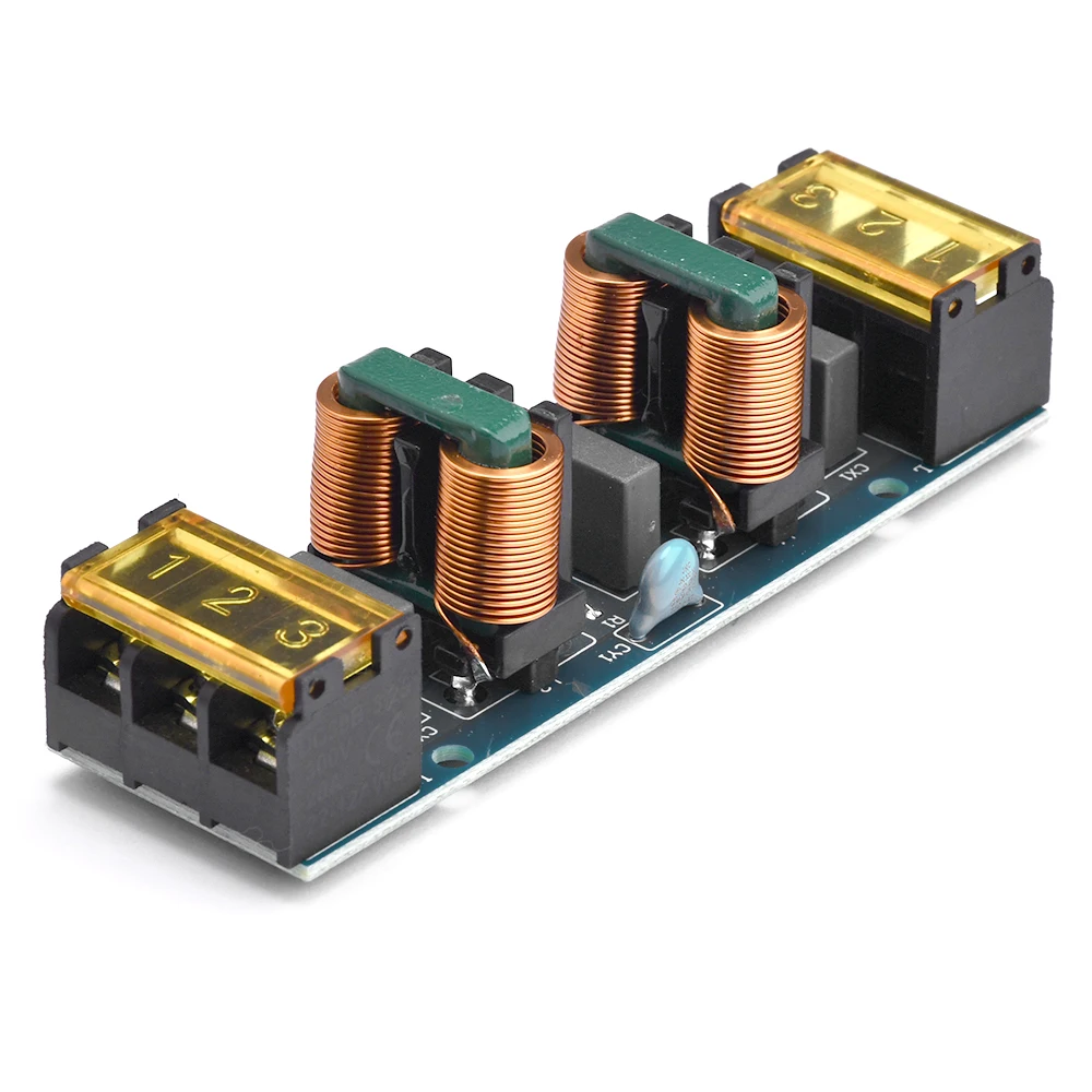 6A 25A Power Supply Filter EMI High-Frequency Two-Stage Power Supply Low-Pass Filter Module Power Supply EMI Filter Board image 3